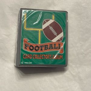 Football album cards.   Topps and Skybox.  36 cards and 14 blank sleeves…